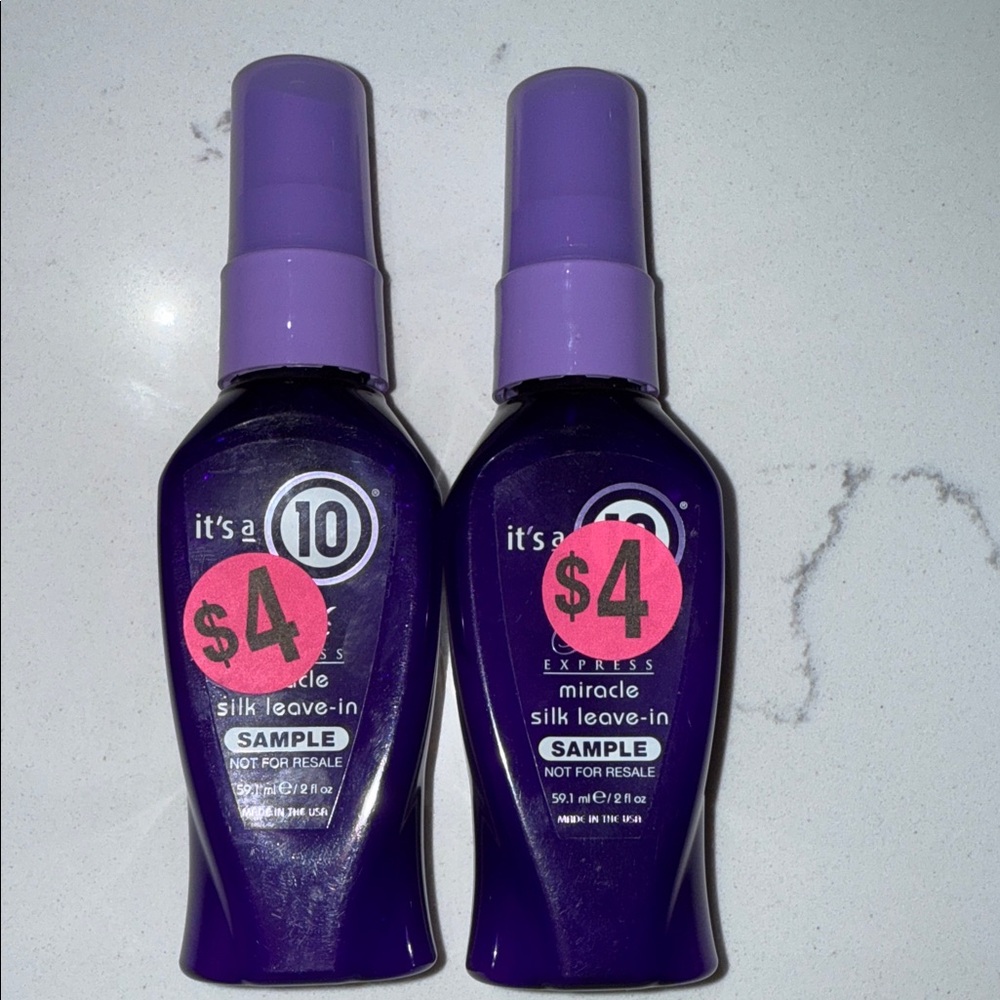 It's a 10 Miracle Silk Leave-In Sample